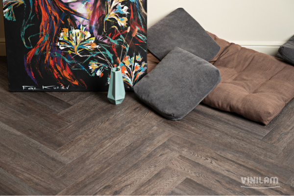 Кварцвиниловая плитка VINILAM PARQUET HERRINGBONE IS11211 Паркет Донателло